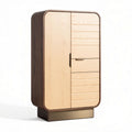 Houten kast met een modern ontwerp van 80 x 45 x 120cm in natuurlijk tinten